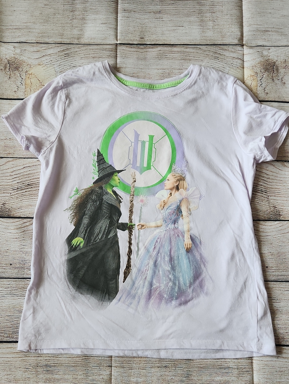 Light Purple Kids Wicked Witch vs Glinda Costume Graphic Tee